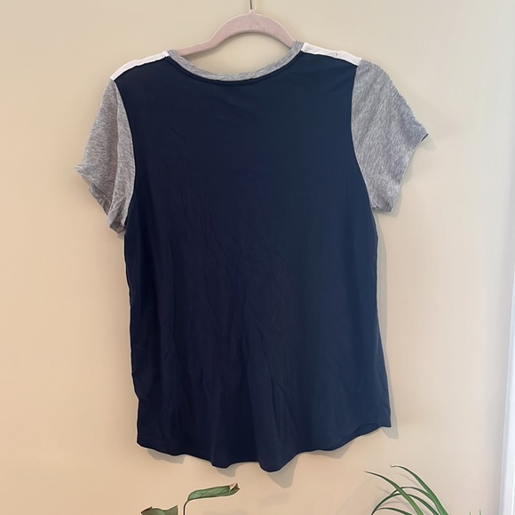 Vince Color Block Casual Tee - Picture 4 of 4